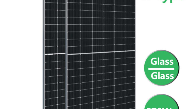 Tấm pin mặt trời ASTRONERGY N-type 570W Bifacial Half-cut cell